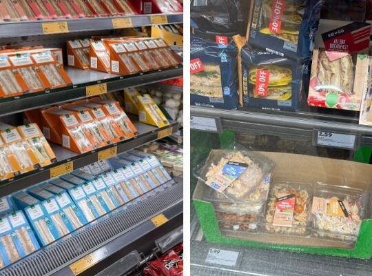 Clear and cluttered retail fixtures side by side, showing why category clarity matters in 2026.