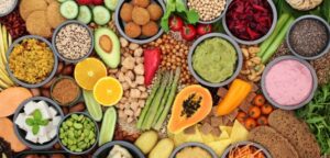 healthy food choices reflecting health as a lifestyle trend for 2026.