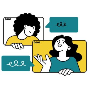 A marketing professional giving advice to a small business owner