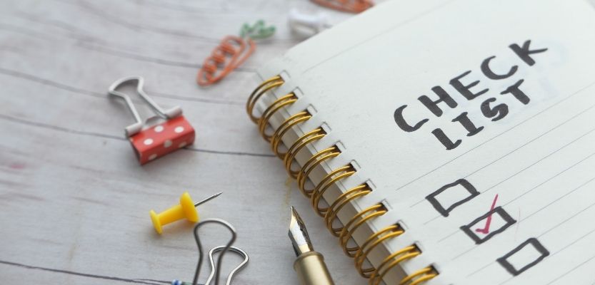 Monthly marketing focus planning checklist