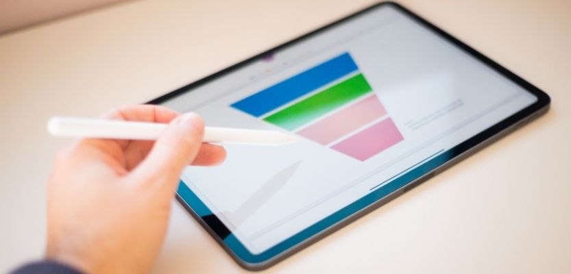 Marketing funnel diagram showing stages from awareness to enquiries and clients.
